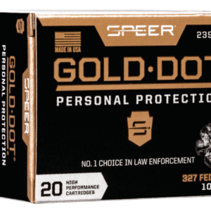 Speer Gold Dot Personal Protection 327 Federal Mag 100gr, Hollow Point 20rd Box